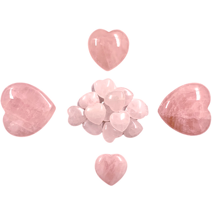 Rose Quartz Hearts