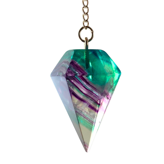 Rainbow Fluorite AA Pendulum