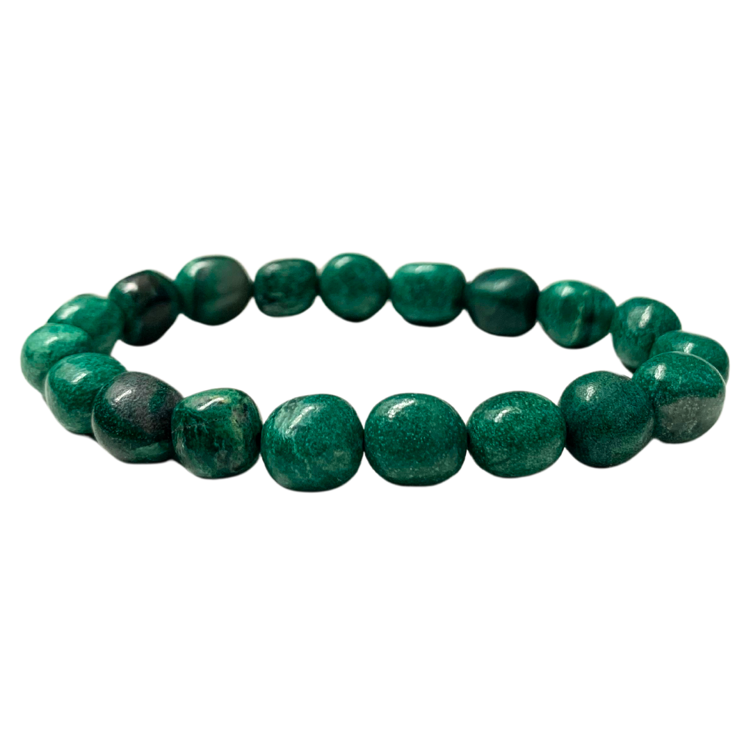 African Jade Tumbled Stone Bracelet