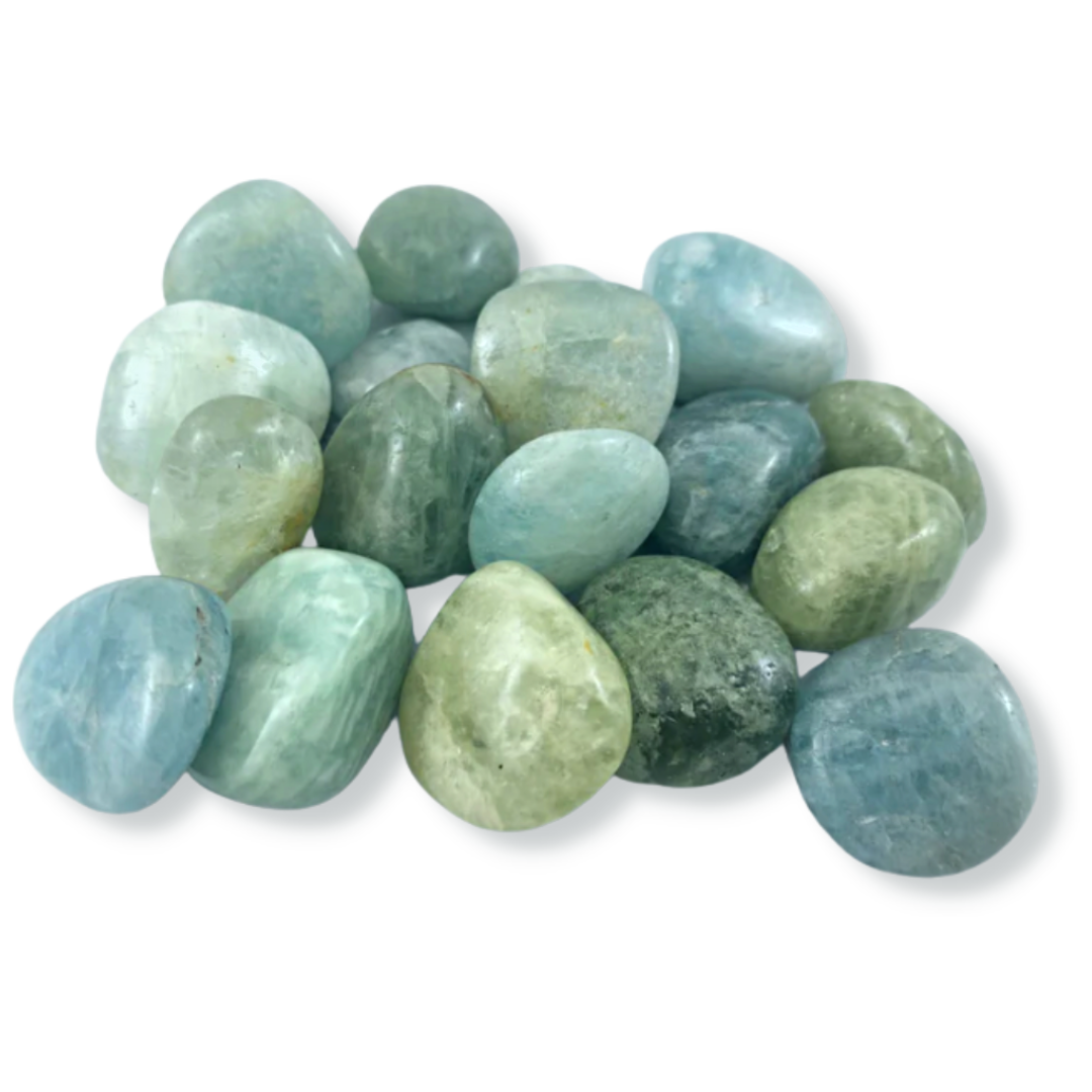 Aquamarine Tumbled Stones