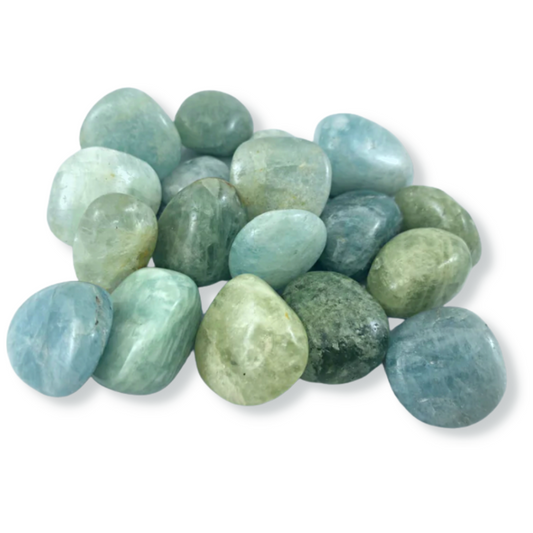 Aquamarine Tumbled Stones