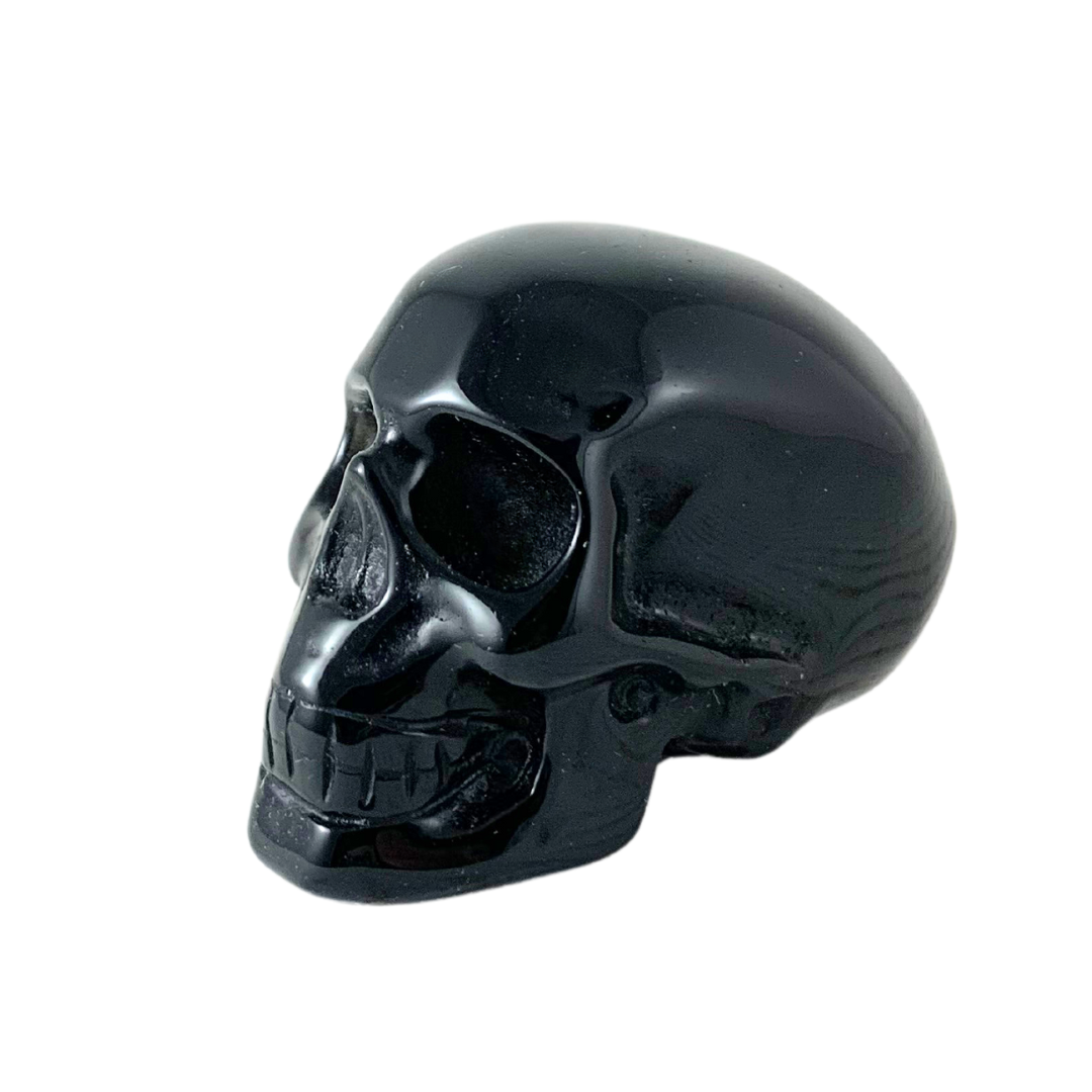 Black Obsidian Skulls