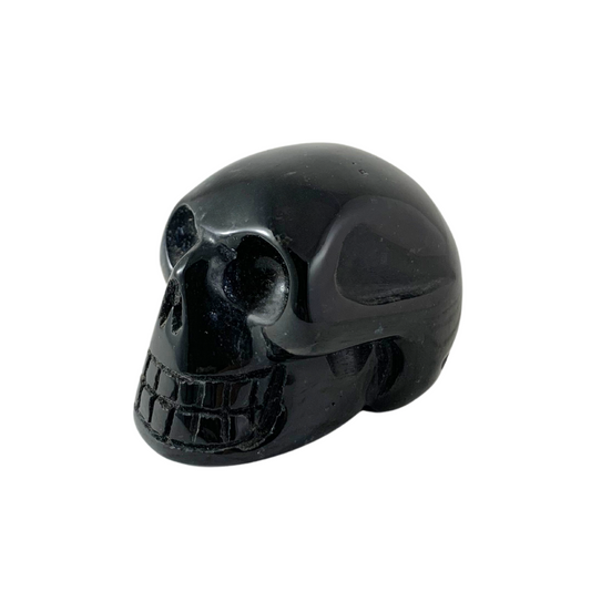 Black Tourmaline Skulls