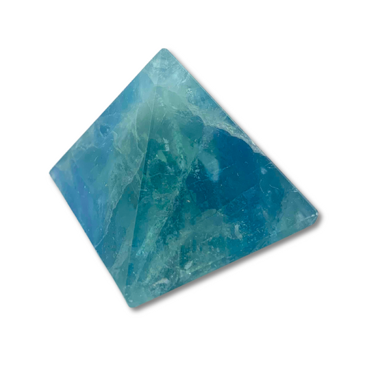 Blue Fluorite Pyramid