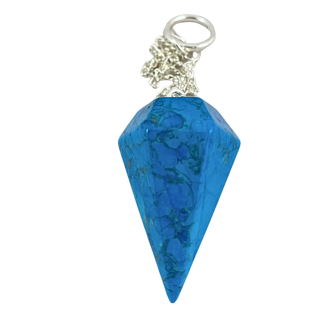 Blue Howlite Pendulum