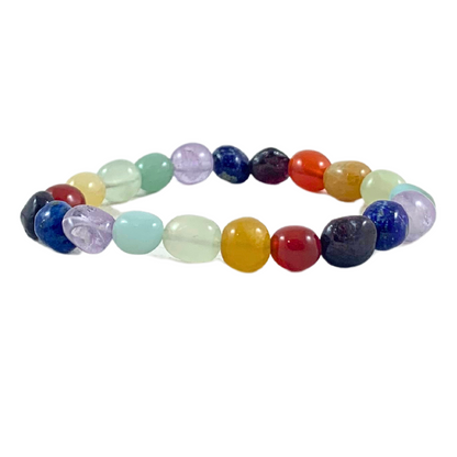 Chakra Tumbled Stone Bracelet