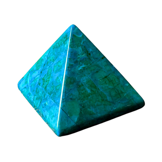 Chrysocolla Howlite Pyramid