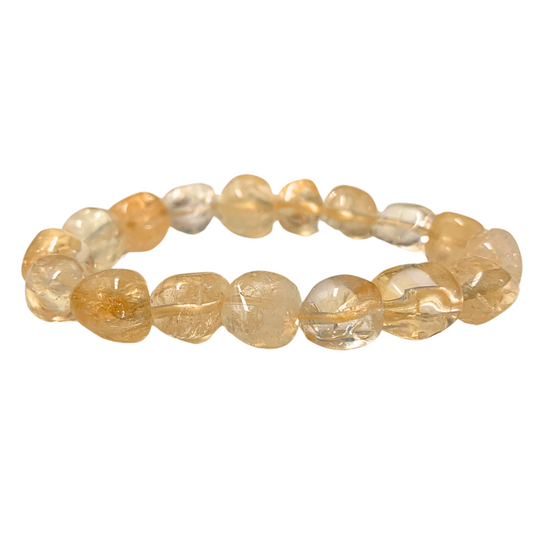 Citrine Tumbled Stone Bracelet