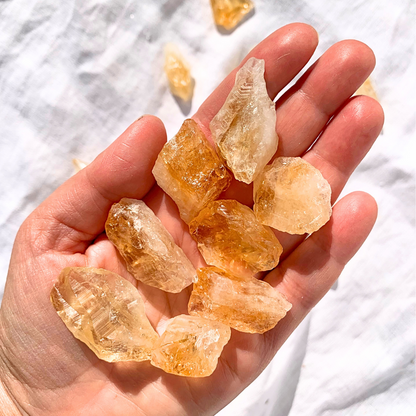 Citrine Points Rough Stones