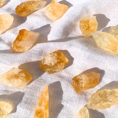 Citrine Points Rough Stones