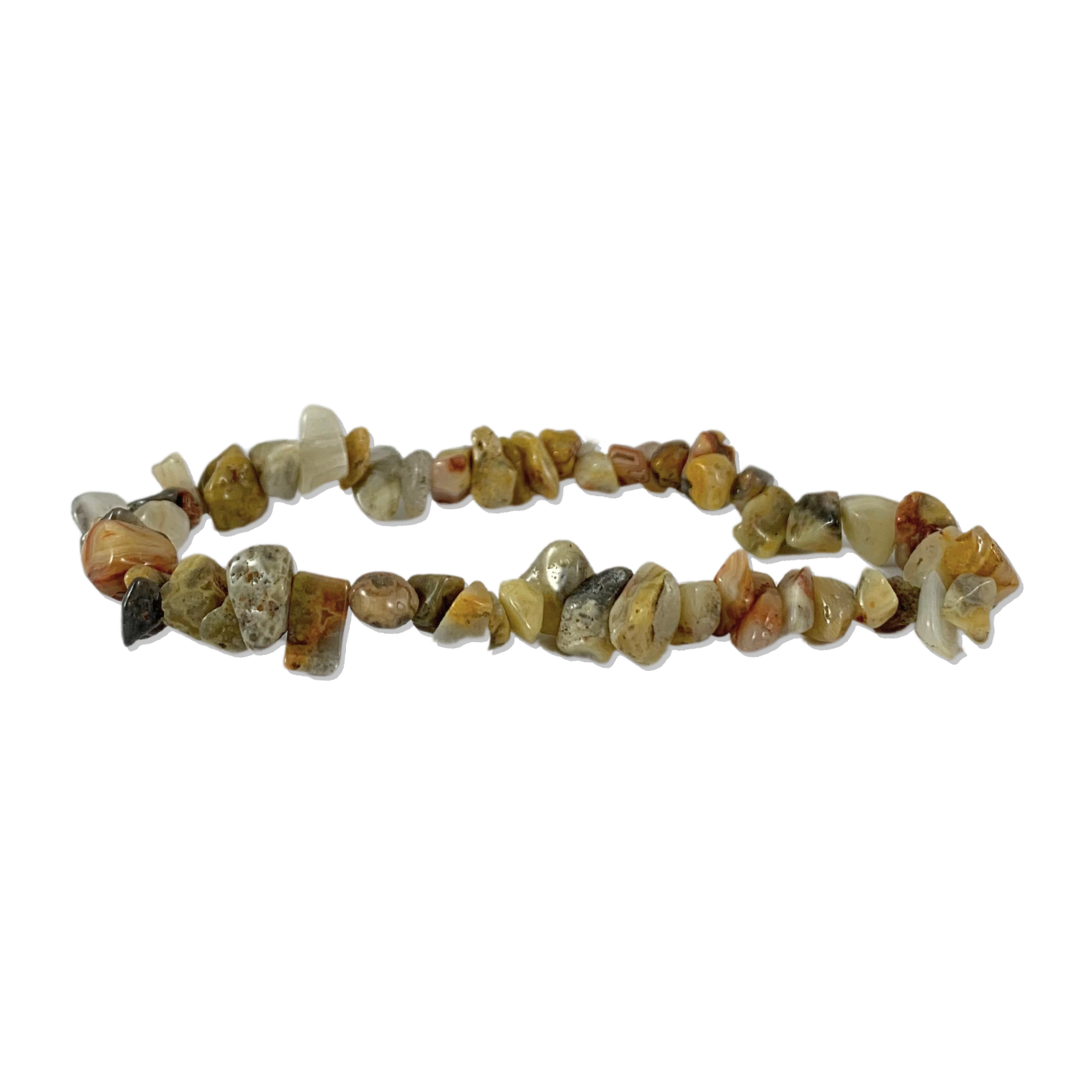 Crazy Lace Agate Chip Bracelet