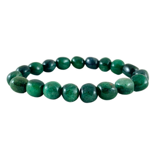 Fuchsite Tumbled Stone Bracelet