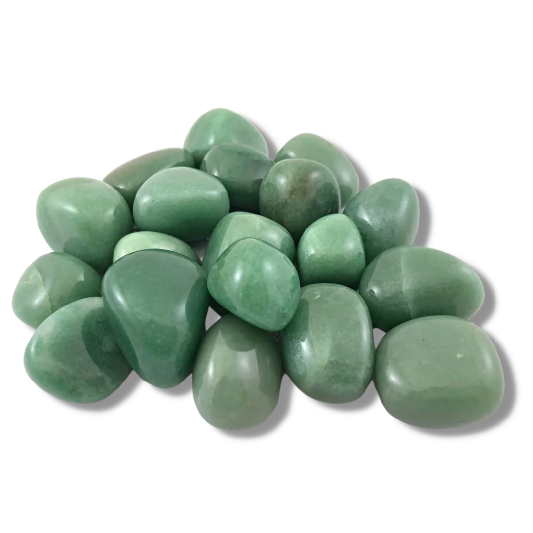 Aventurine, Green Tumbled Stones