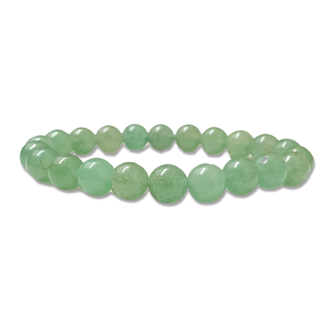 Green Aventurine Round Bead Bracelet