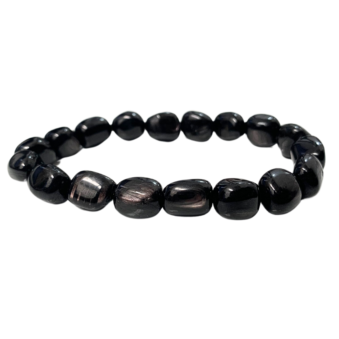 Hypersthene Tumbled Stone Bracelet