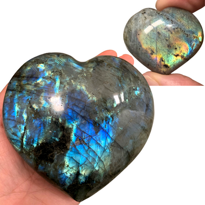 Labradorite Hearts