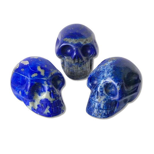 Lapis Lazuli Skulls