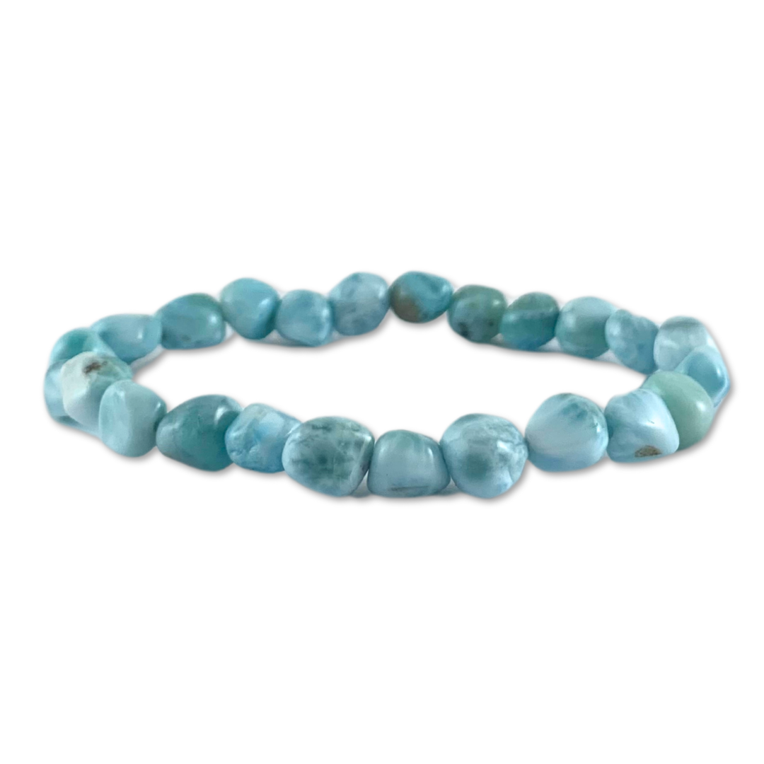 Larimar Tumbled Stone Bracelet