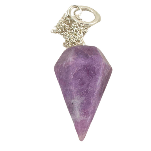 Lepidolite Pendulum