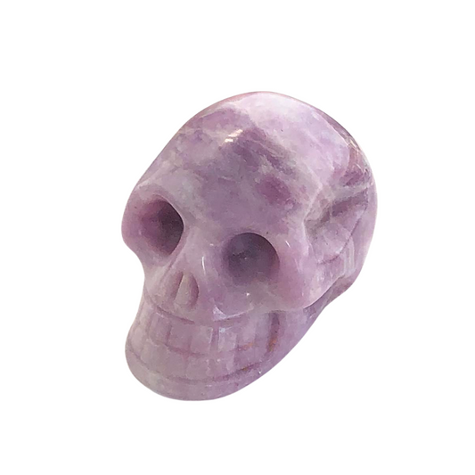 Lepidolite Skulls