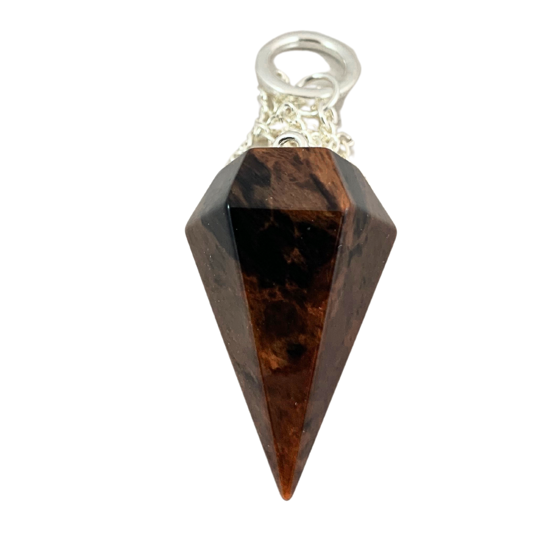 Mahogany Obsidian Pendulum