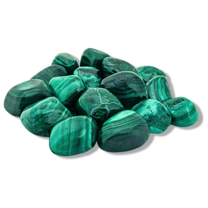 Malachite Tumbled Stones