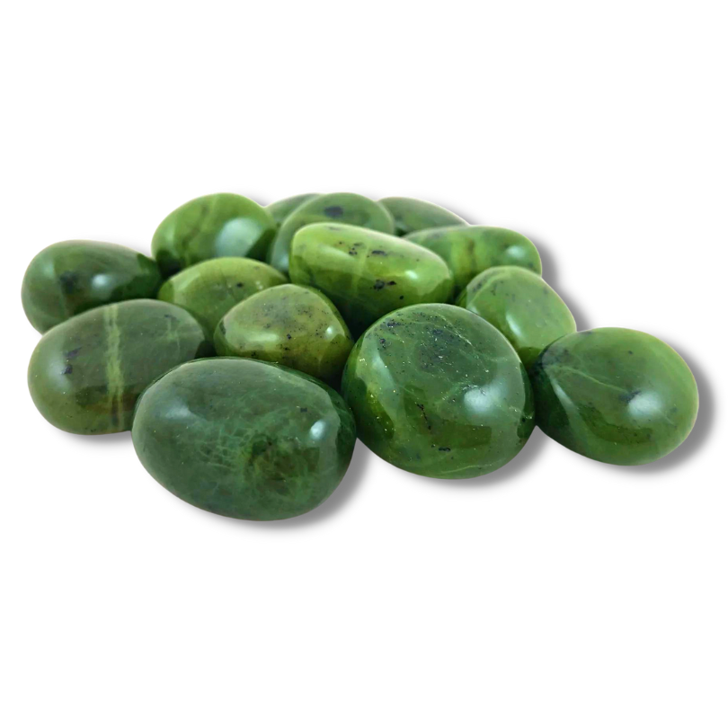 Jade, Nephrite Tumbled Stones