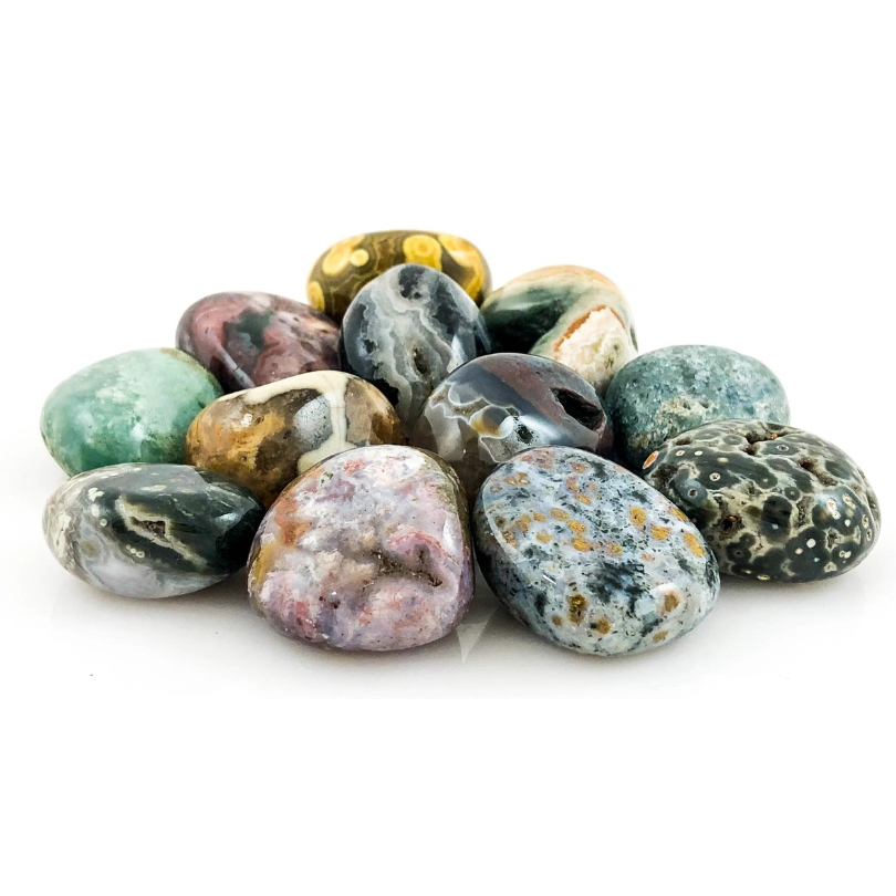 Jasper, Ocean Tumbled Stones