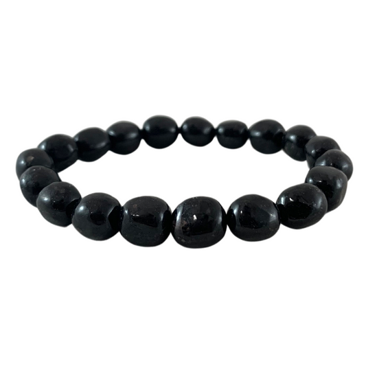 Onyx Tumbled Stone Bracelet