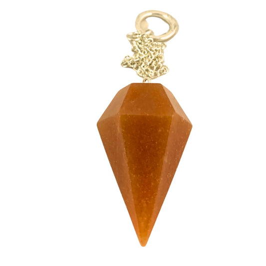 Orange Aventurine Pendulum