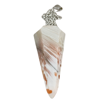 Peach Scolecite Pendulum