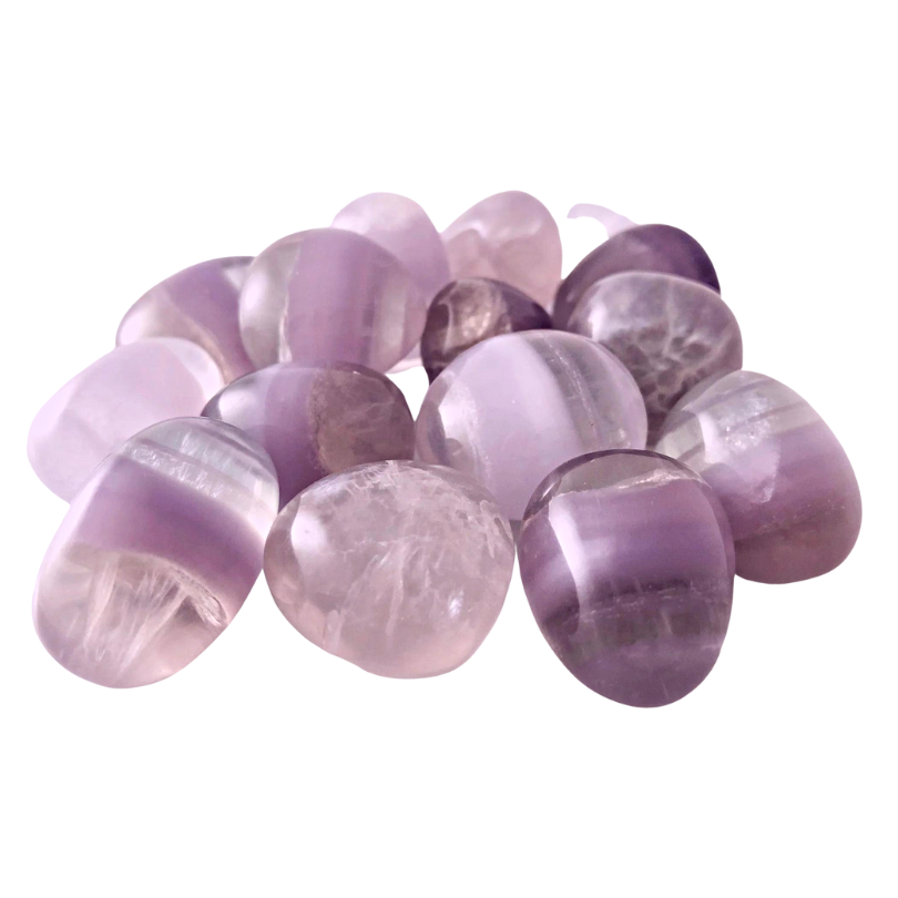 Fluorite, Purple Tumbled Stones