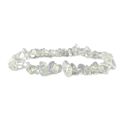 Clear Quartz Chip Bracelet