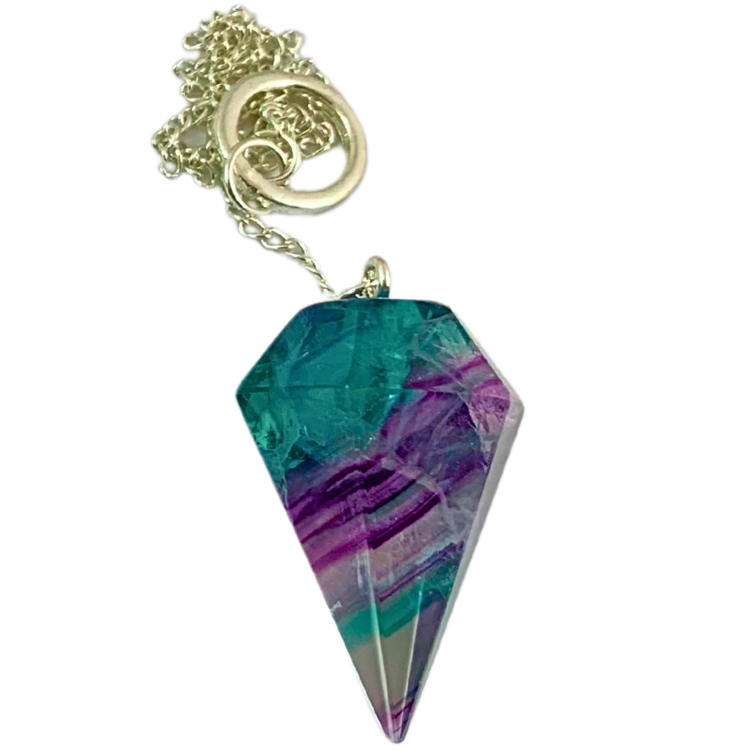 Rainbow Fluorite AA Pendulum