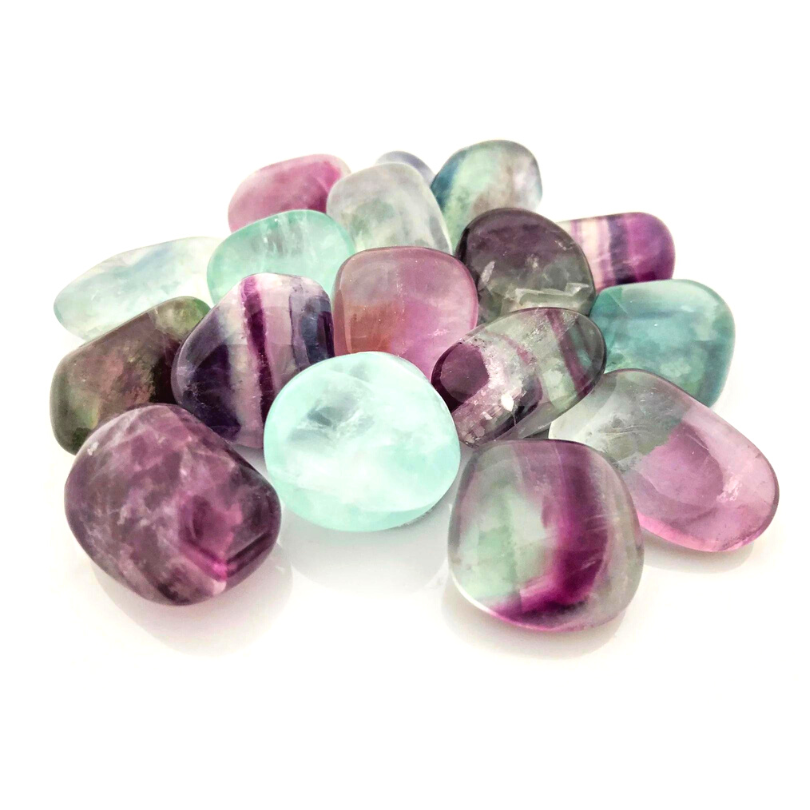 Fluorite, Rainbow Tumbled Stones