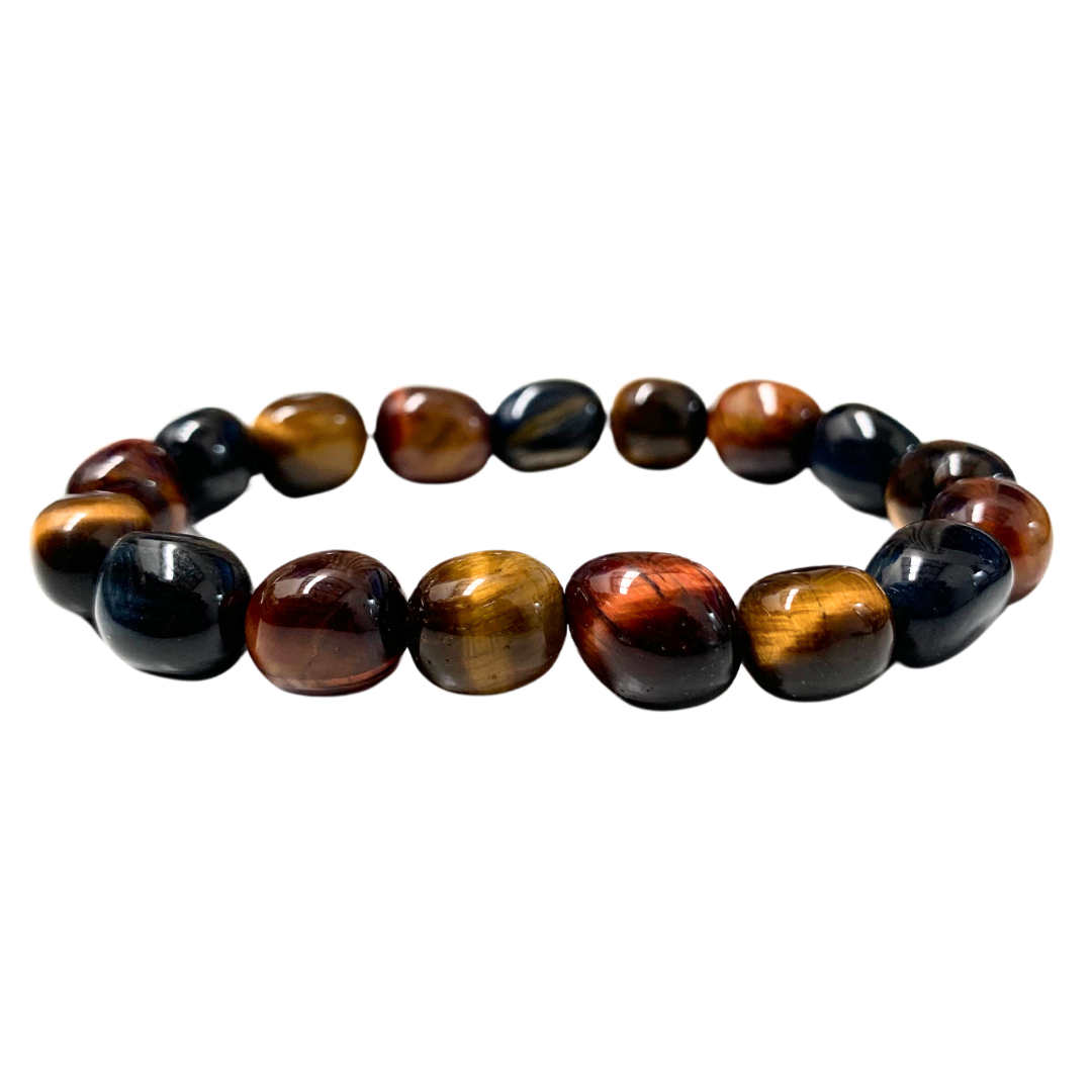 Red Tiger Eye Tumbled Stone Bracelet