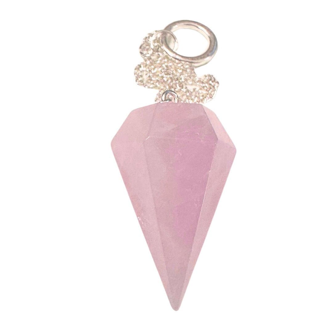 Rose Quartz Pendulum - 40mm