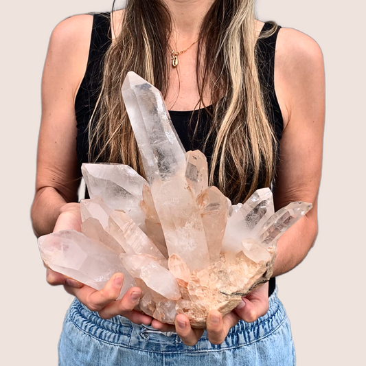 Large Samadhi Quartz Cluster