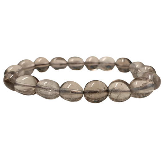 Smokey Quartz (Light) Tumbled Stone Bracelet