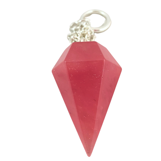 Strawberry Obsidian Pendulum