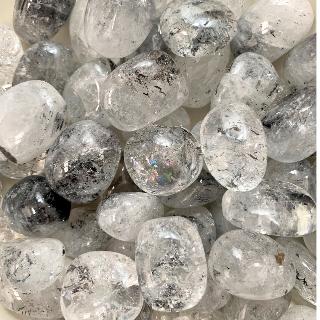 Tibetan Quartz Tumbled Stones