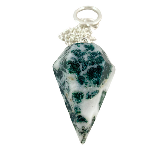 Tree Agate Pendulum