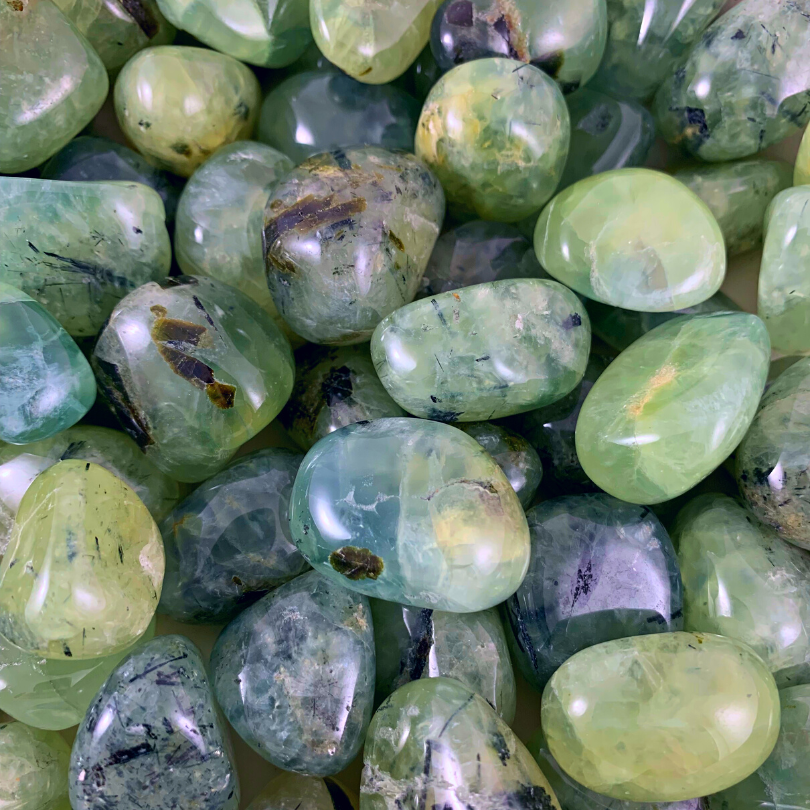 Prehnite, Mali Tumbled Stones