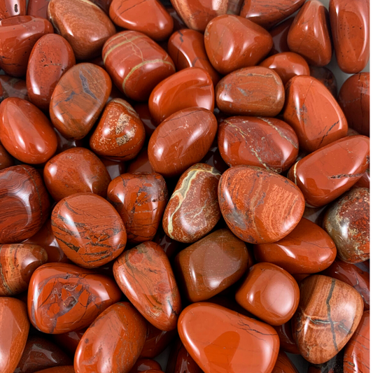 Jasper, Brecciated Tumbled Stones