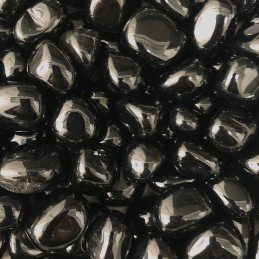 Obsidian, Black Tumbled Stones