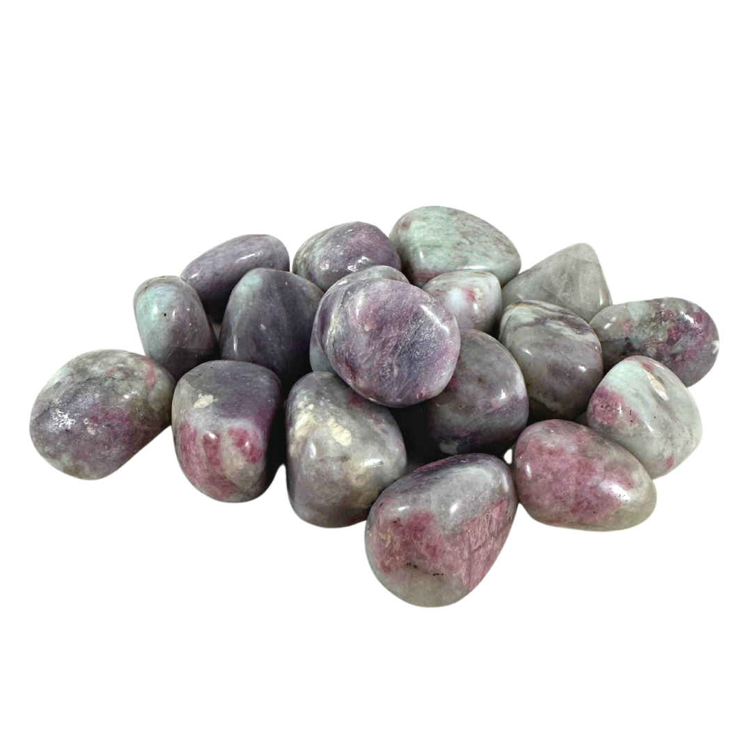 Tourmaline, Pink in Quartz Tumbled Stones