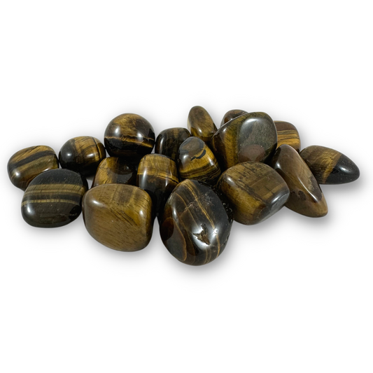 Tiger Eye, Gold Tumbled Stones