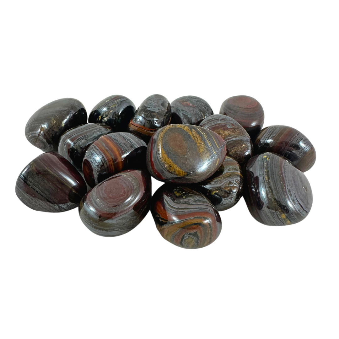 Tiger Iron Tumbled Stones